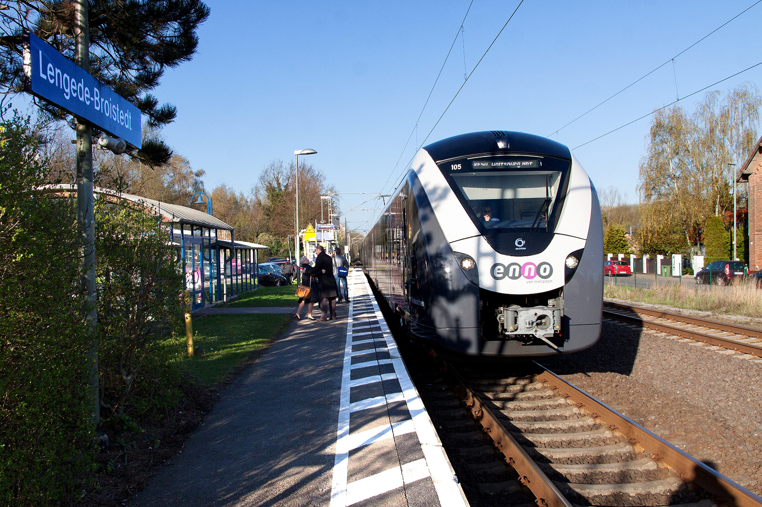 Barrierefrei in Broistedt in die Bahn Hallo Wochenende