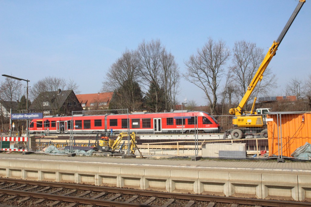 Bahnhof Ringelheim Unterführung ist fast fertig, Station