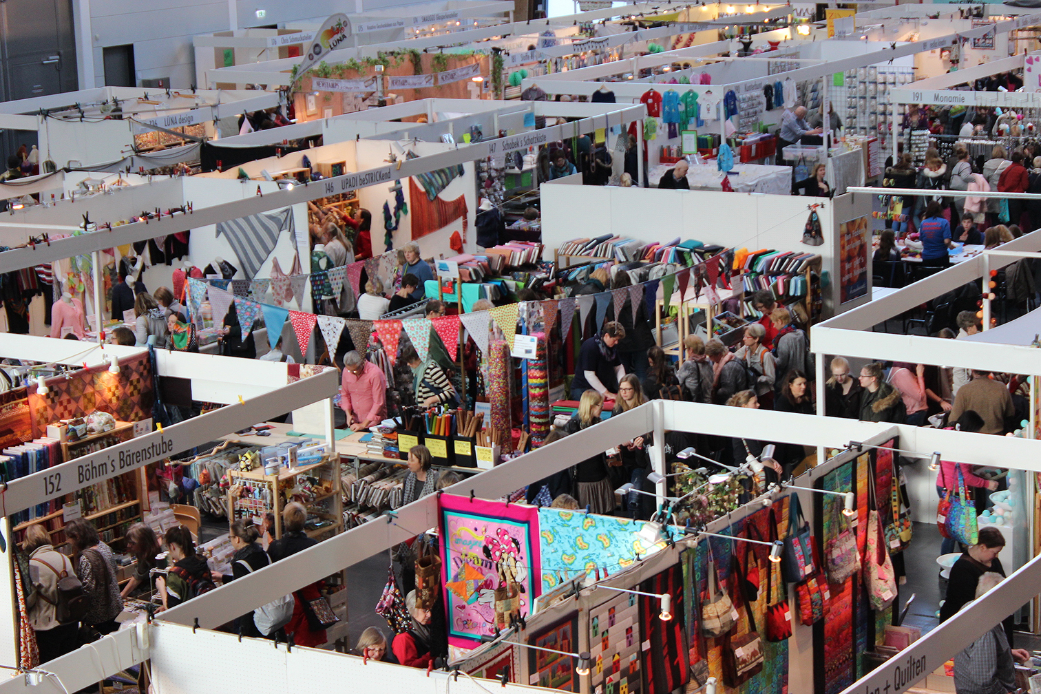 Die Kreativmesse handmade steht in der Stadthalle an Hallo Wochenende